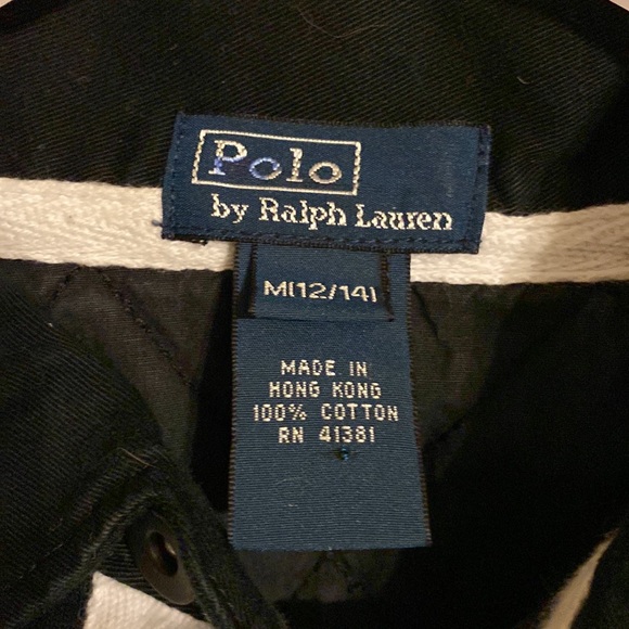 Polo By Ralph Lauren Long Sleeve Shirt Size Med 12-14-EUC - Picture 3 of 5